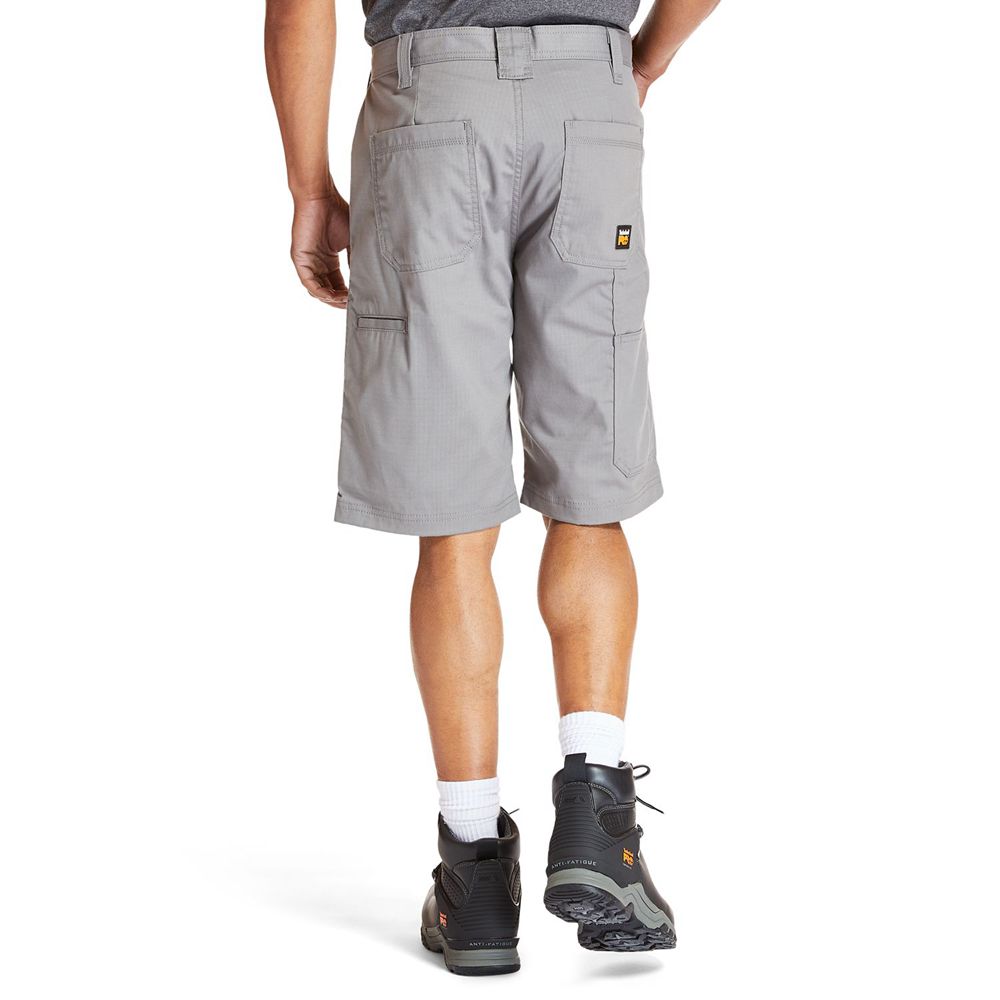 Timberland Mens Shorts PRO® Work Warrior Ripstop Utility - Grey - India TZ1780426